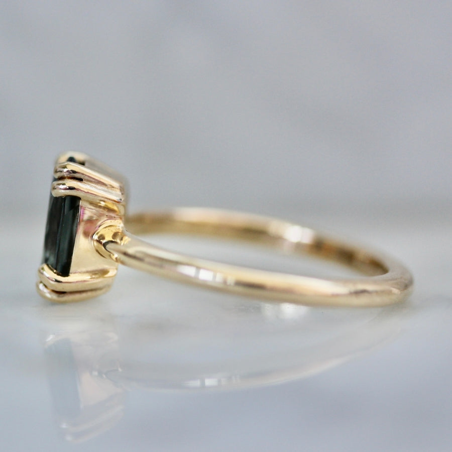 
            cushion cut spinel ring