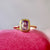 pink sapphire engagement ring