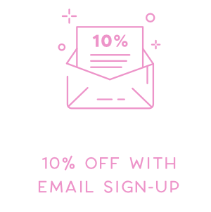 10% off with email sign up