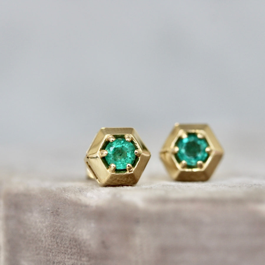 emerald earrings