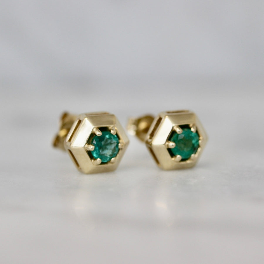 emerald earrings