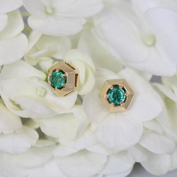 emerald earrings