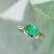 emerald engagement ring