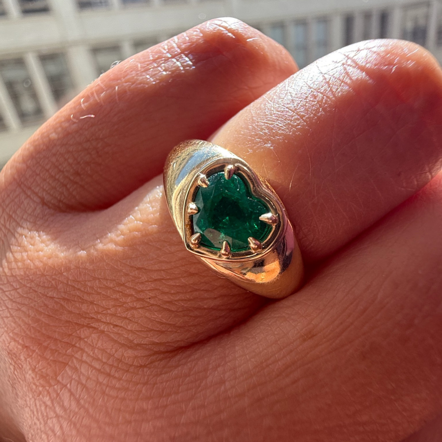 
            emerald ring