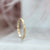 Follow Your Heart Luxe Engraved Diamond Gold Band