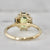 green yellow sapphire ring