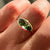 green touramaline ring