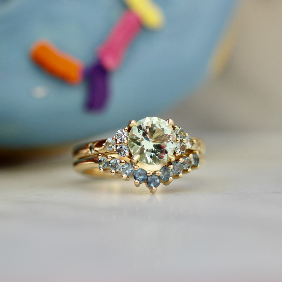 mint tourmaline ring