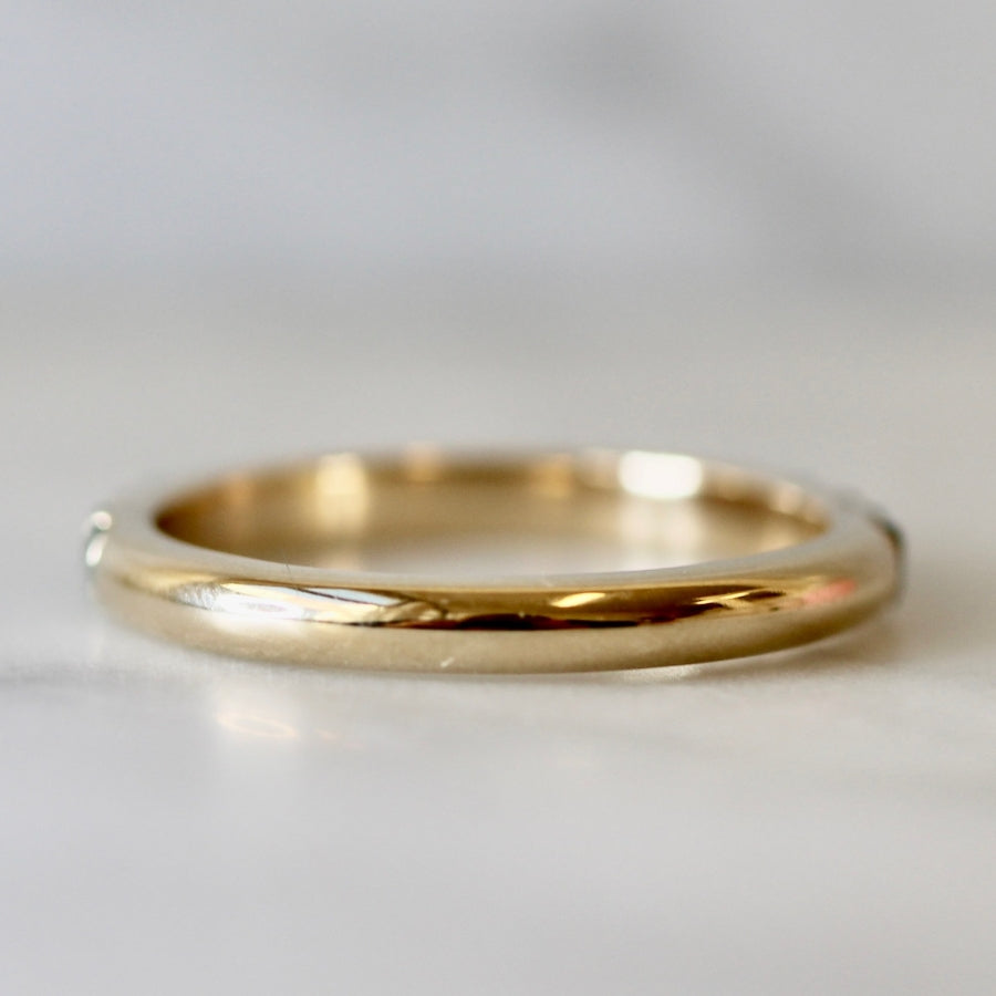 blue sapphire wedding band