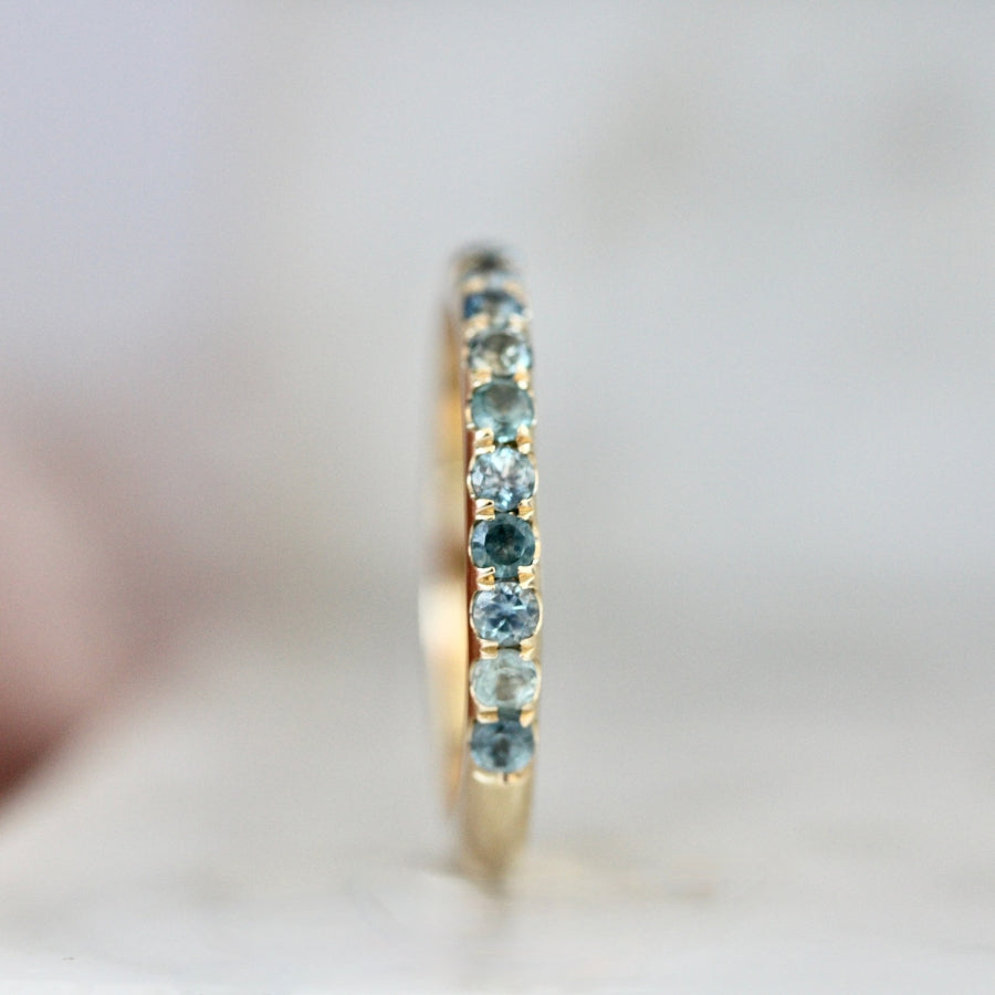 montana sapphire wedding band