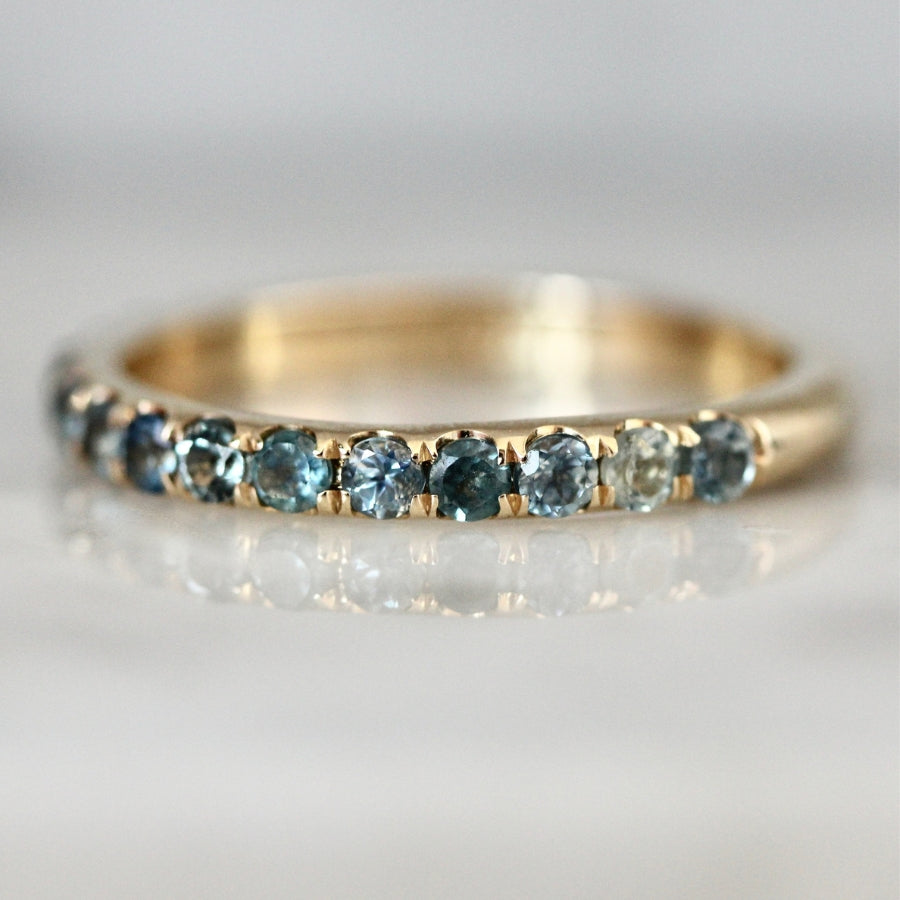 
            montana sapphire wedding band