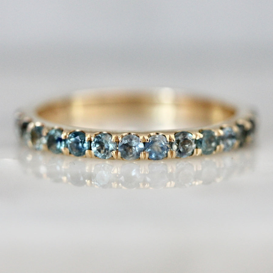 
            montana sapphire wedding band