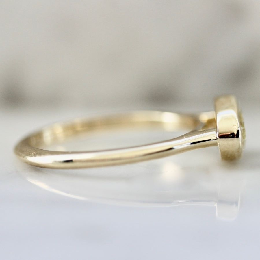 moval diamond engagement ring