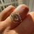 moval diamond ring