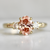 oval cut pink diamond ring