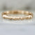 peach gold bamboo band