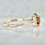 peach tourmaline ring