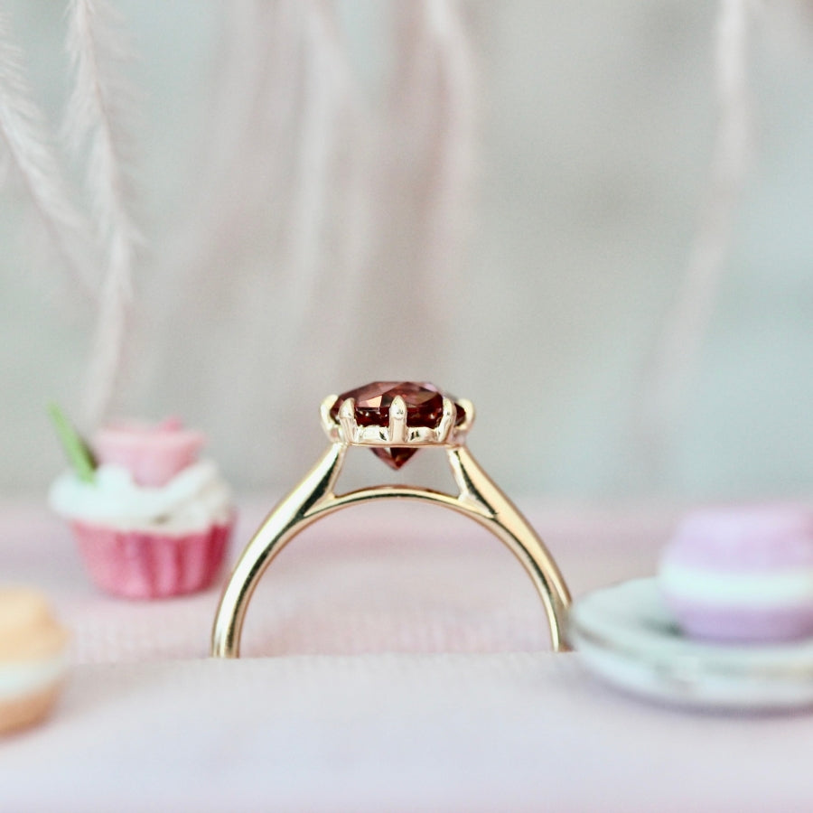 
            pink garnet ring