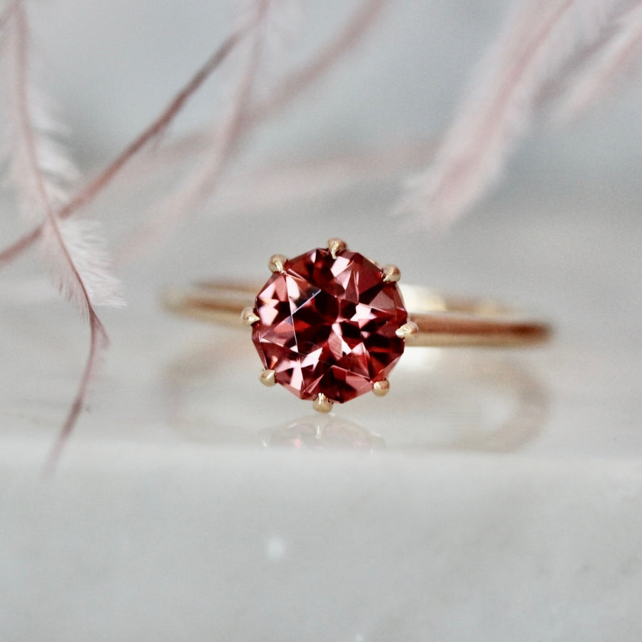 
            pink garnet ring