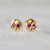 pink sapphire sister studs