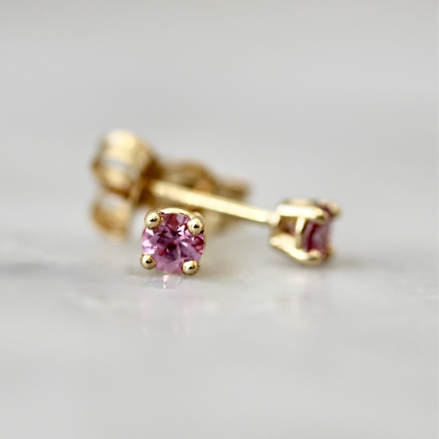 
            pink spinel earrings