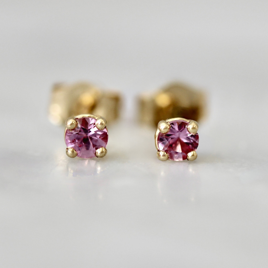 
            pink spinel earrings