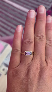 purple spinel ring