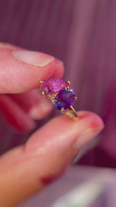 Toi et Moi Sapphire Ring