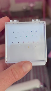 Star Engraved Gemstone Band