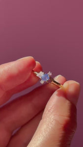 Opalescent Sapphire Ring