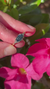 blue sapphire ring