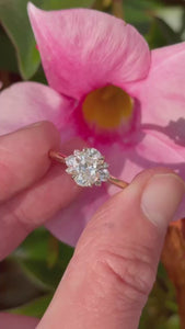 Oval Cut Lab Diamond Ring