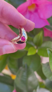 pink spinel ring