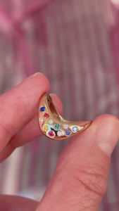 rainbow sapphire ring