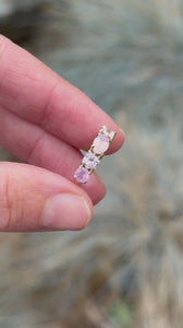 Pink Mixed Gemstone Band