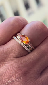 Spessartite Garnet Ring