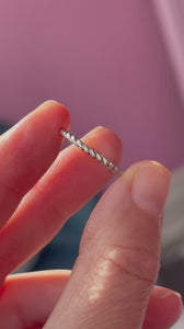 Rope Sterling Silver Band