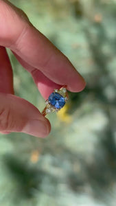 blue sapphire ring