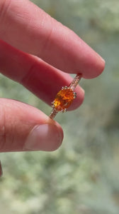 Spessartite Garnet Ring