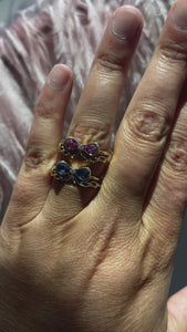 Bowtiful Pink Pear Sapphire Ring