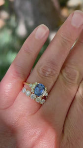 blue sapphire ring