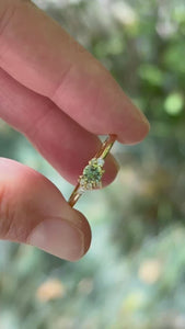 green sapphire ring