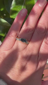 blue sapphire ring