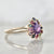 purple sapphire ring