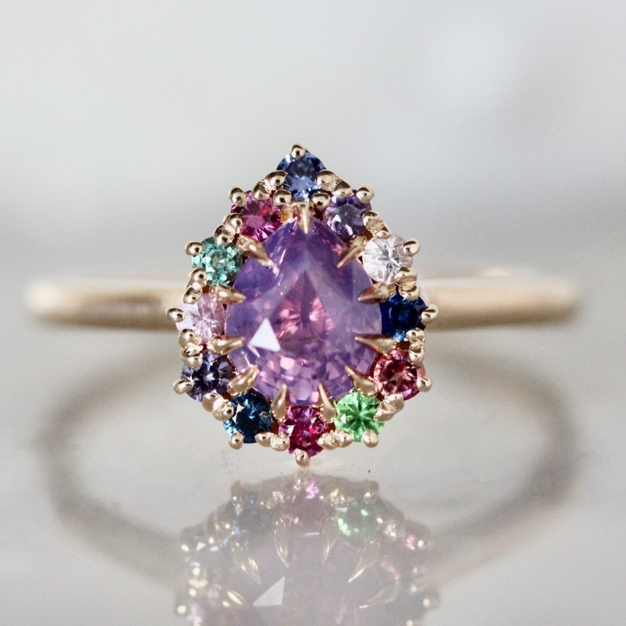 
            purple sapphire ring