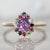 purple sapphire ring