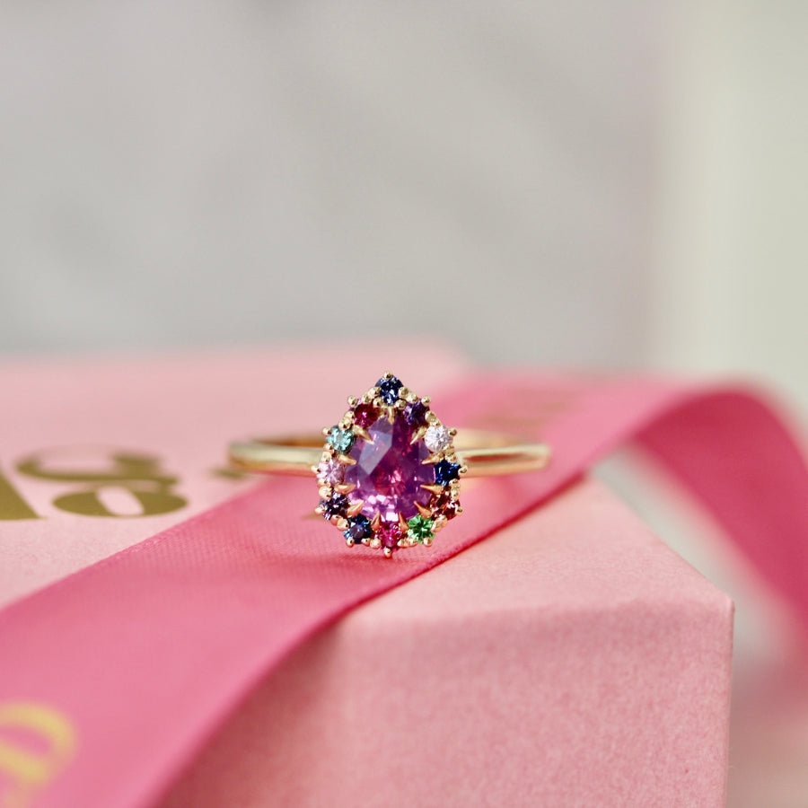 
            purple sapphire ring