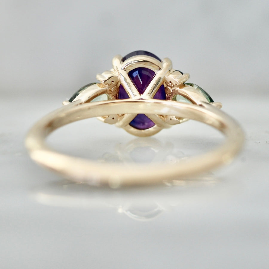 
            purple sapphire ring