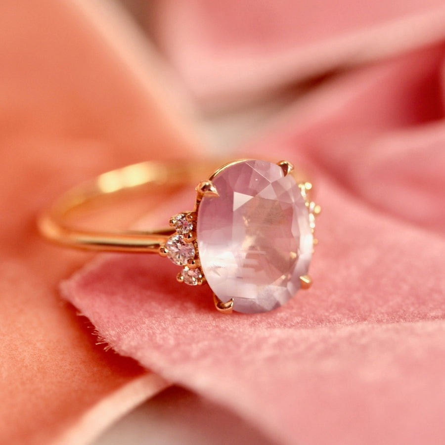 purple sapphire ring