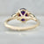 purple sapphire ring